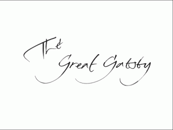 great gatsby. Mark L'Argent - Lettering Artist