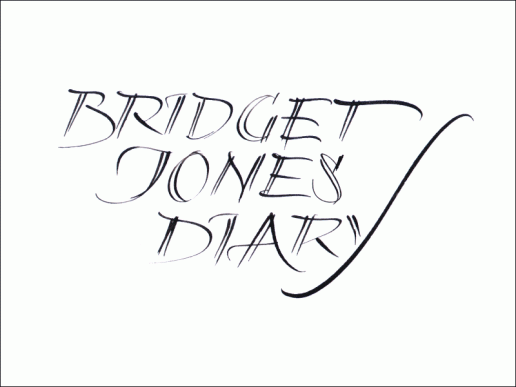 bridget jones. Mark L'Argent - Lettering Artist