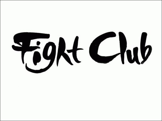 fight club. Mark L'Argent - Lettering Artist