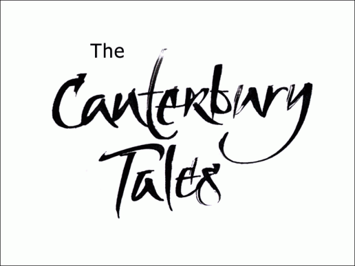 canterbury tales. Mark L'Argent - Lettering Artist